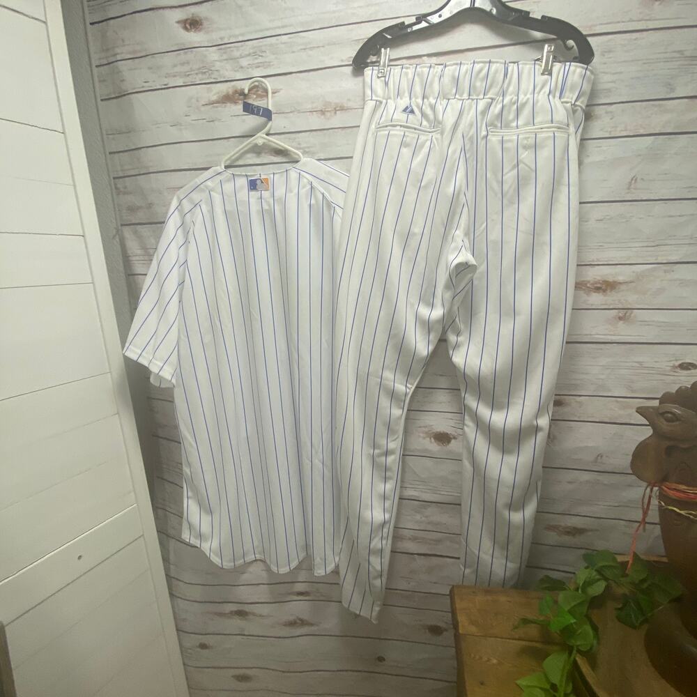 Milwaukee Brewers MLB Authentic Collection Jersey Uniform Majestic Pinstripe - Picture 6 of 11